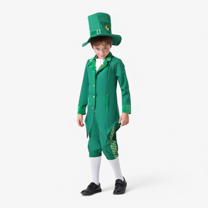 3 Piece Kids Leprechaun Costume Set - Image 4