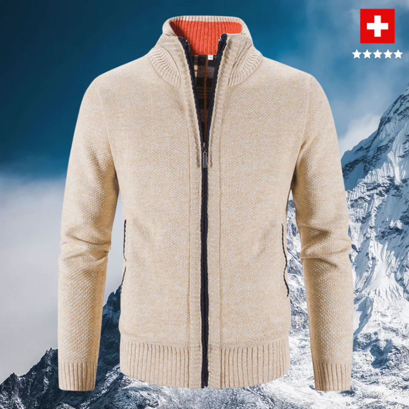 Men's Timeless Formal Zipper Warm Coat for Winter