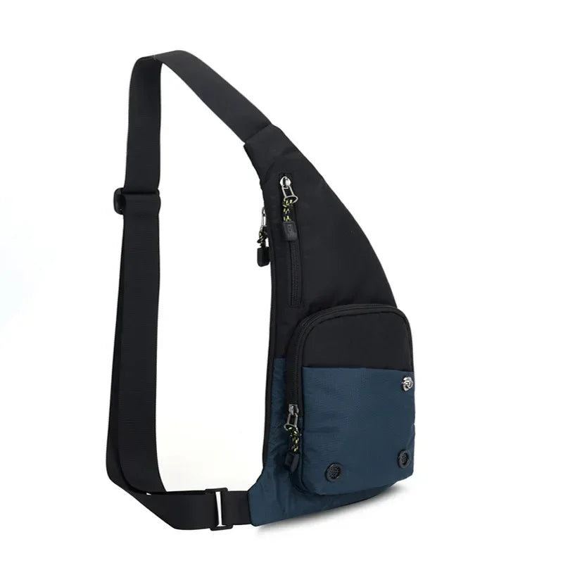 Oliver | Men's Small Slim Waterproof Canvas Crossbody Sling Bag - Image 11