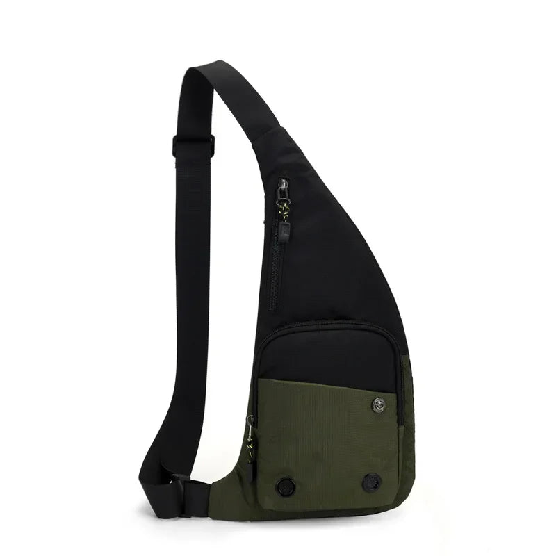 Oliver | Men's Small Slim Waterproof Canvas Crossbody Sling Bag - Image 10