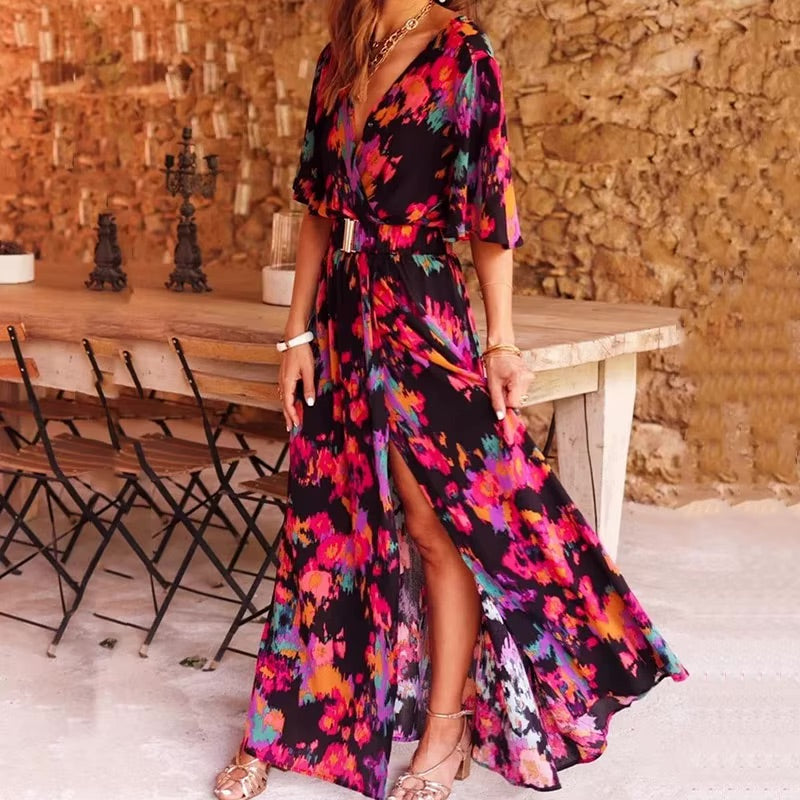 Fashion-Forward Bohemian Long Maxi Summer Dress for Women