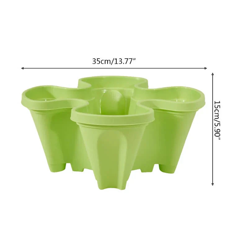 Skorter | Space-saving stackable plant pots – Vertical planting system with wheels - Image 6
