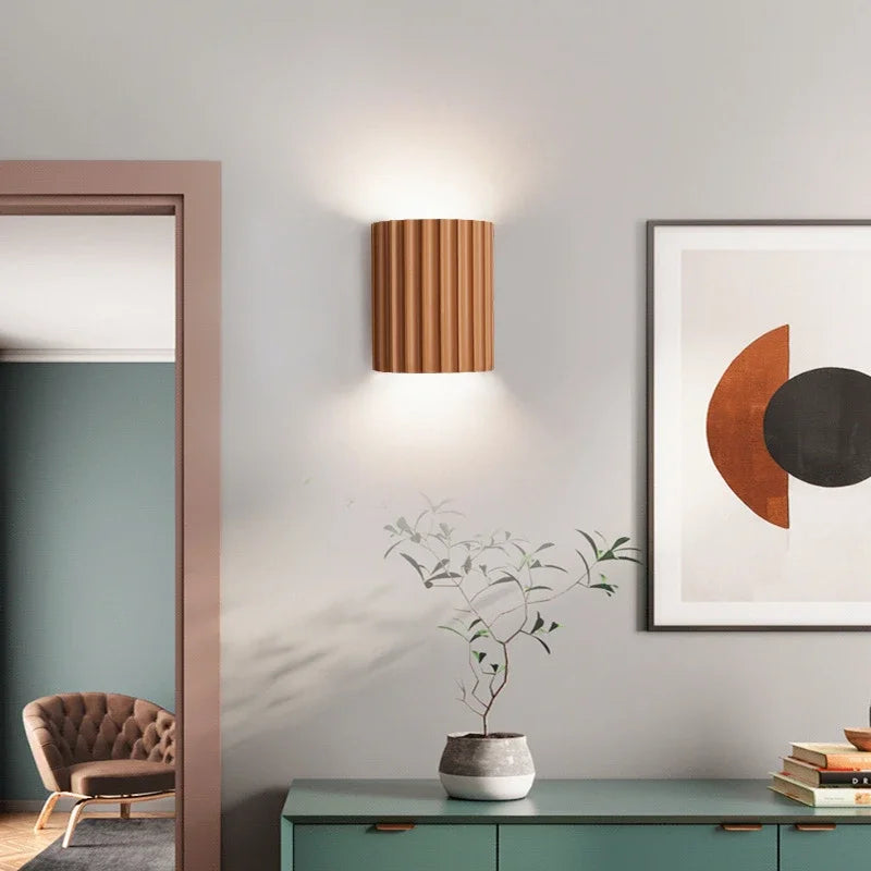 Modern Wall Sconce Nordic Resin Bedroom Indoor Light - Image 2