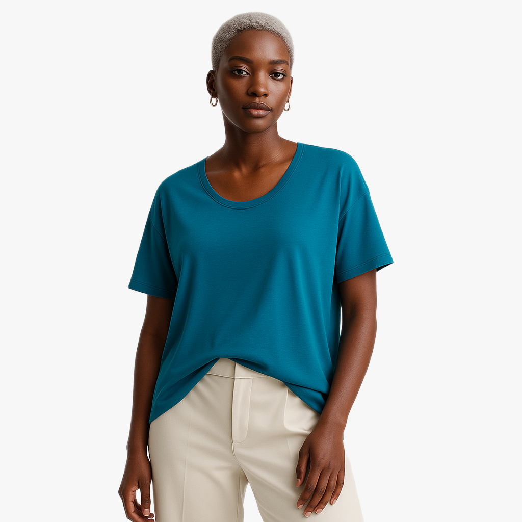 Breezy Summer V-Neck Women's Blouse