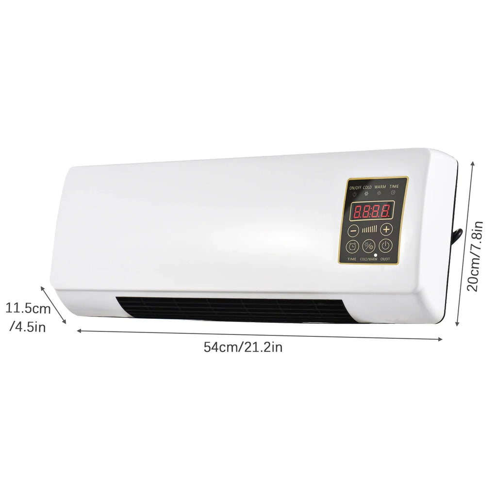 Wall Mounted Heater Fan Combo All Season Ductless Space Saving Room Unit - Image 7