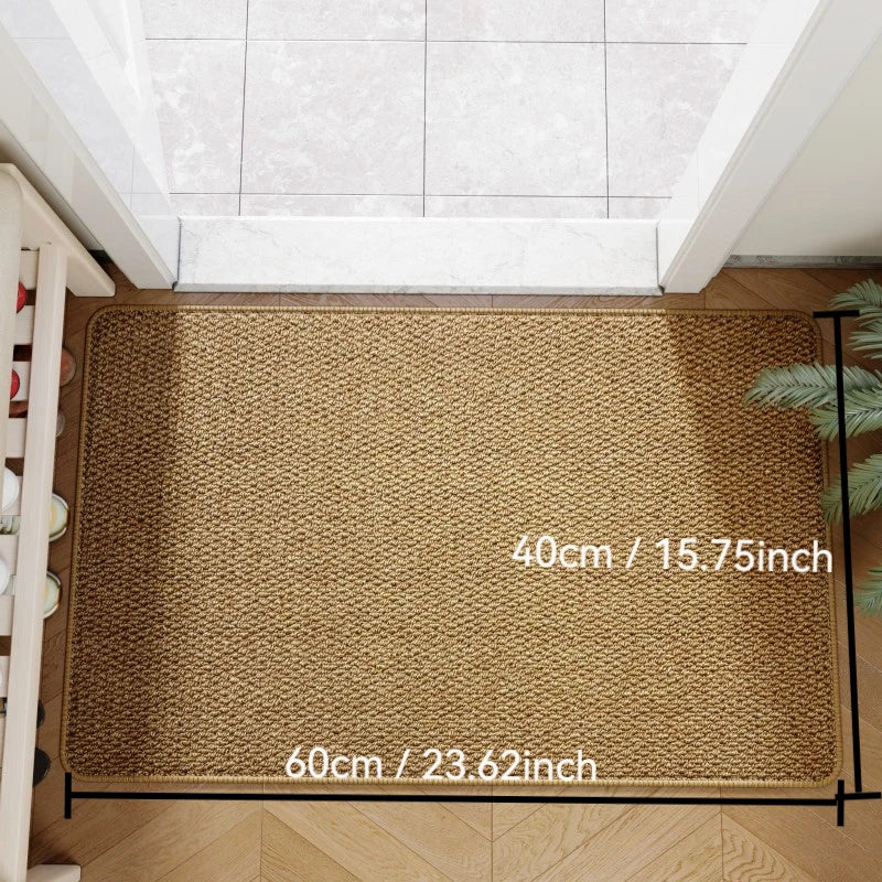 Outdoor Doormat Faux Jute Non Slip Entryway Rug Front Door - Image 6