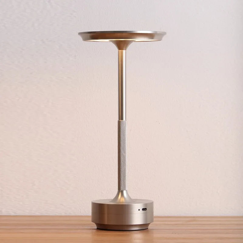 Rechargeable Touch Table Lamp Cordless Dimmable LED Bedside Light - Image 8