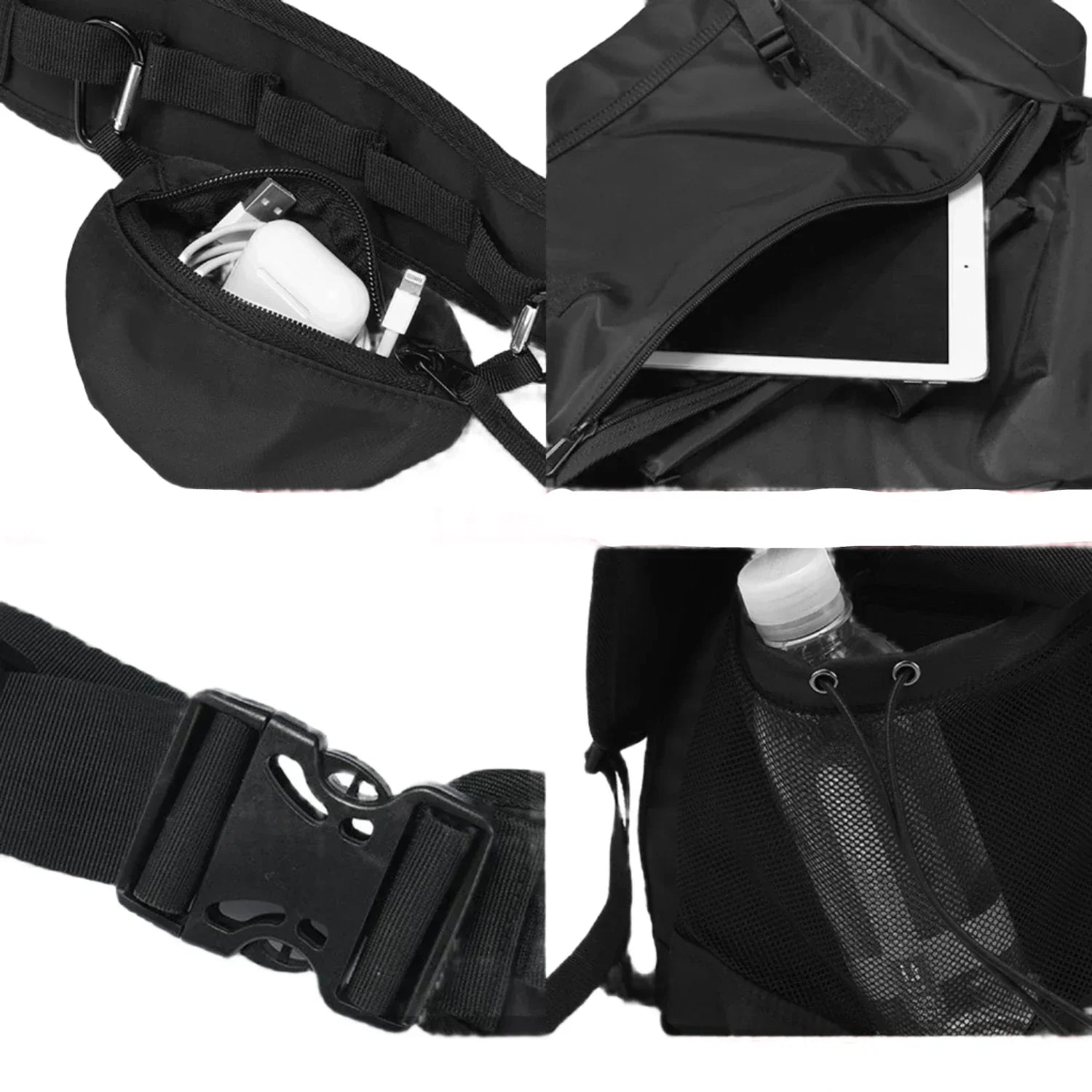 Liam | Men's Waterproof Crossbody Messenger Travel Bag - Image 5