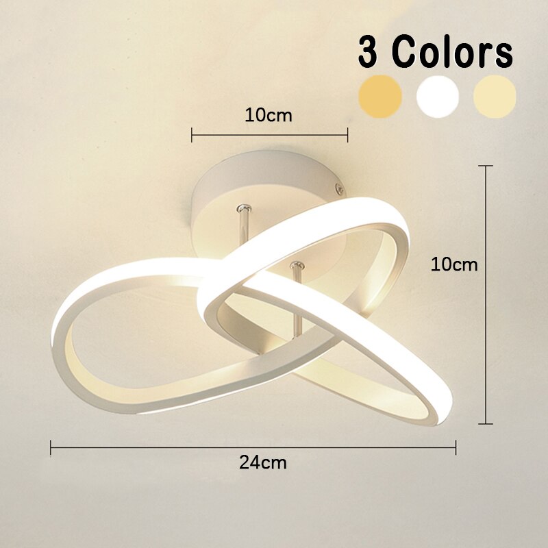 Contemporary 3-Ring Ceiling Light Adjustable LED Interior Fixture - Image 10