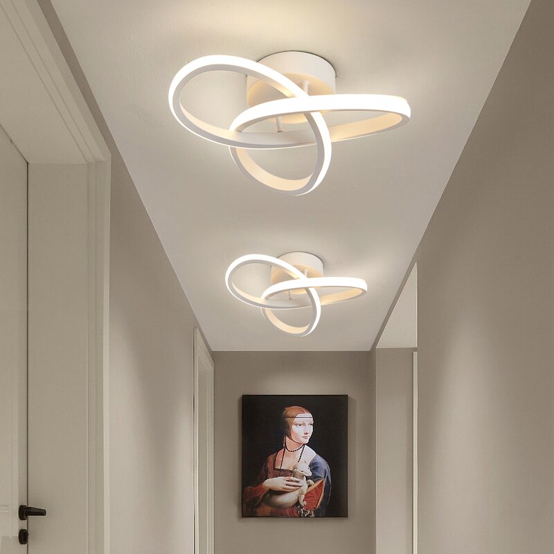 Contemporary 3-Ring Ceiling Light Adjustable LED Interior Fixture - Image 3