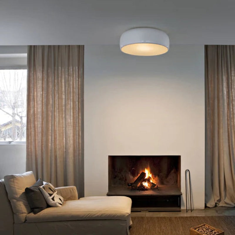 Morandi Retro LED Ceiling Light Dimmable Round Light for Home & Living Room - Image 6