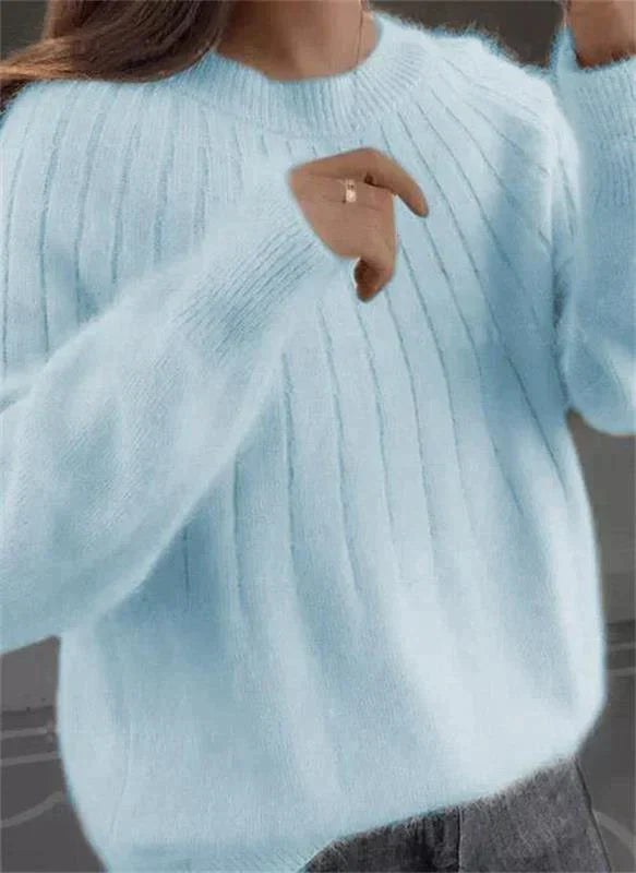 Women's Modern Elegance Knitted winter Jumper for Cold Season