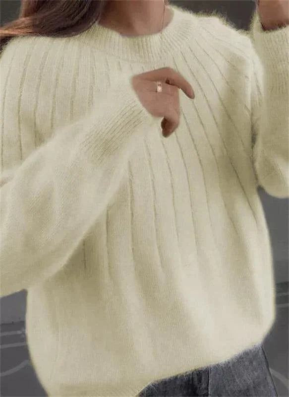 Women's Modern Elegance Knitted winter Jumper for Cold Season