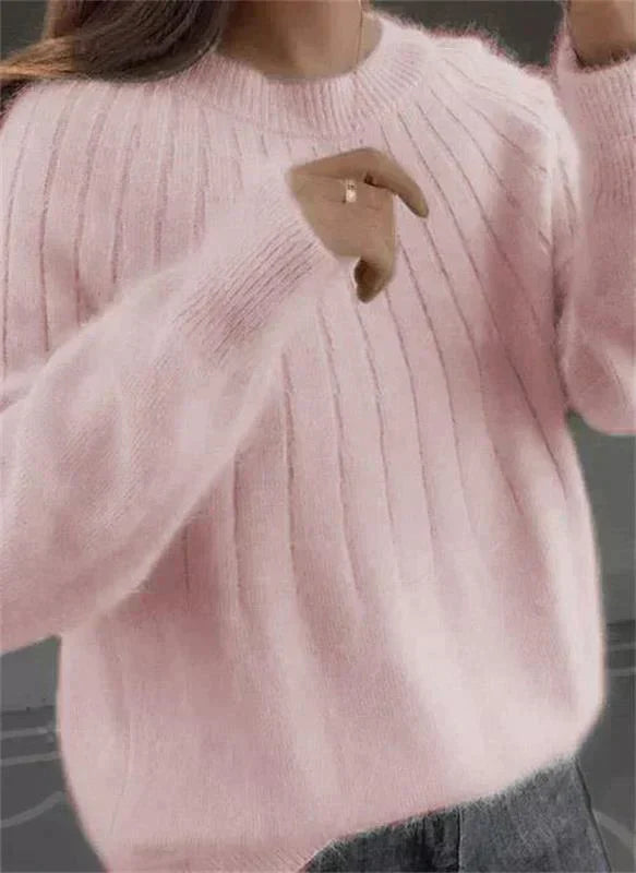 Women's Modern Elegance Knitted winter Jumper for Cold Season
