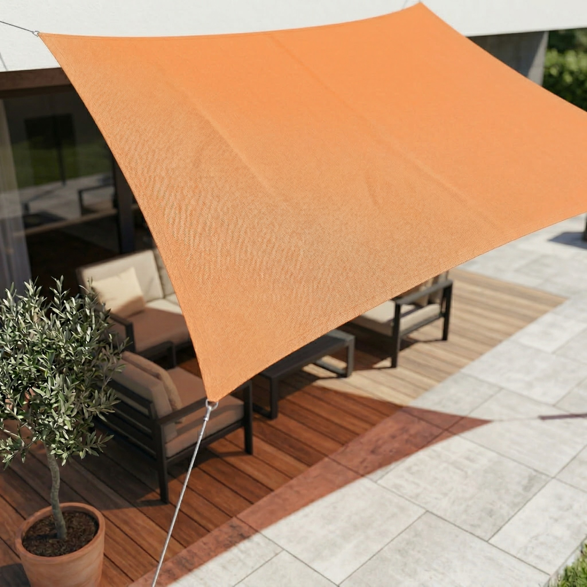 Rectangular Sun Shade Sail Waterproof - Image 12