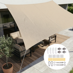 Rectangular Sun Shade Sail Waterproof - Image 15