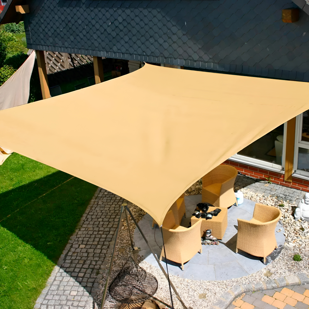 Rectangular Sun Shade Sail Waterproof - Image 4