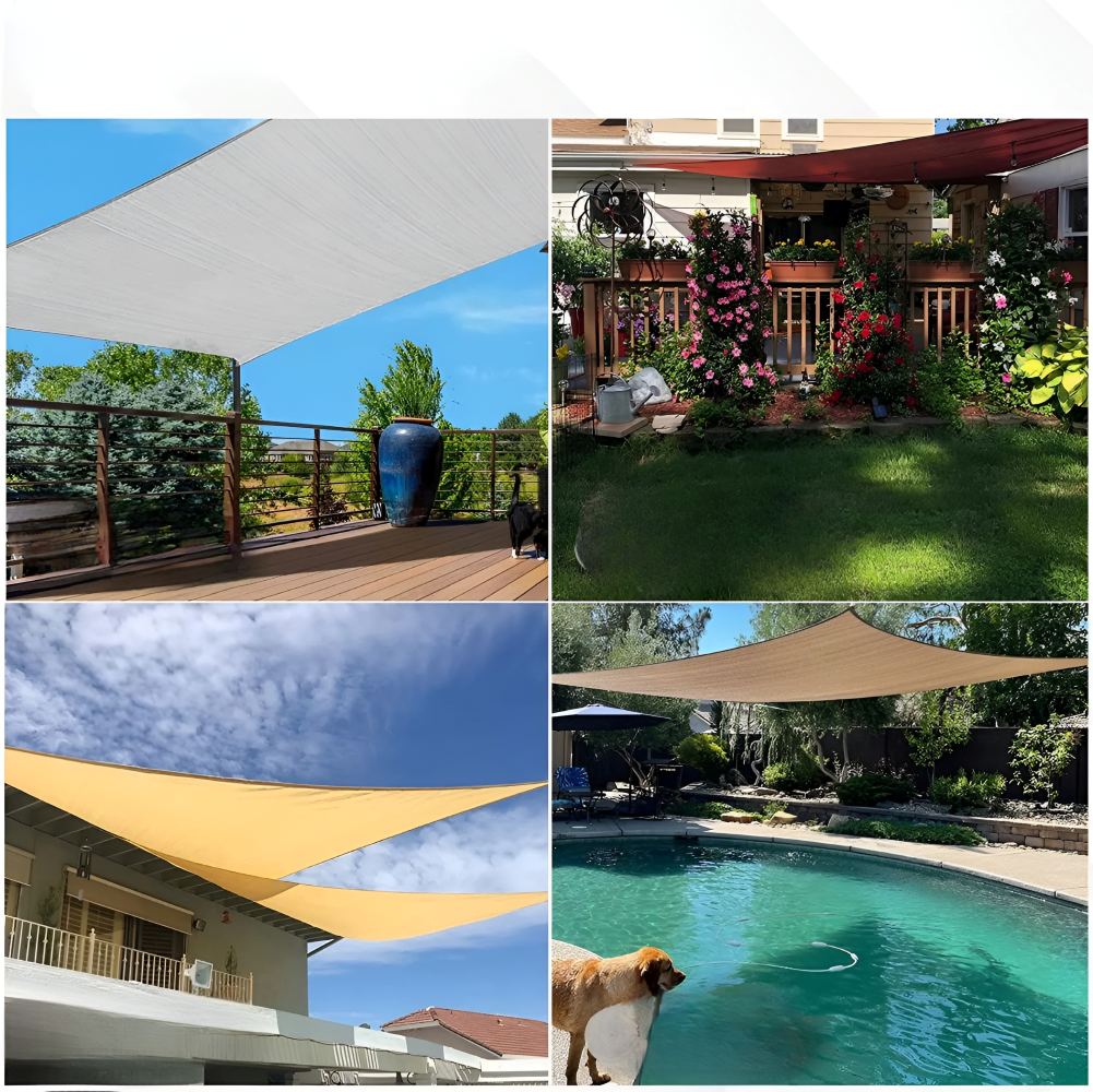 Rectangular Sun Shade Sail Waterproof - Image 7