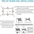 Rectangular Sun Shade Sail Waterproof - Image 8