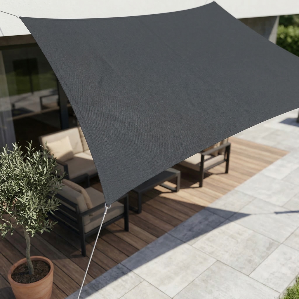 Rectangular Sun Shade Sail Waterproof