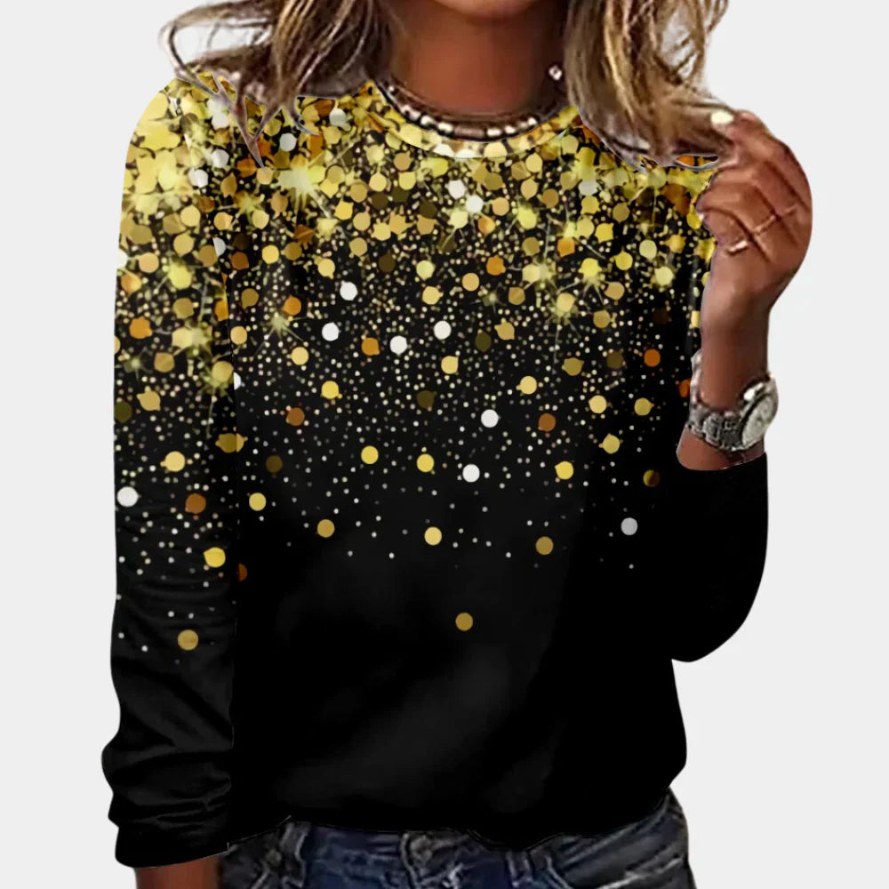 Women's Elegant Long Pleasant Snowflake Sweater for Cold Weather