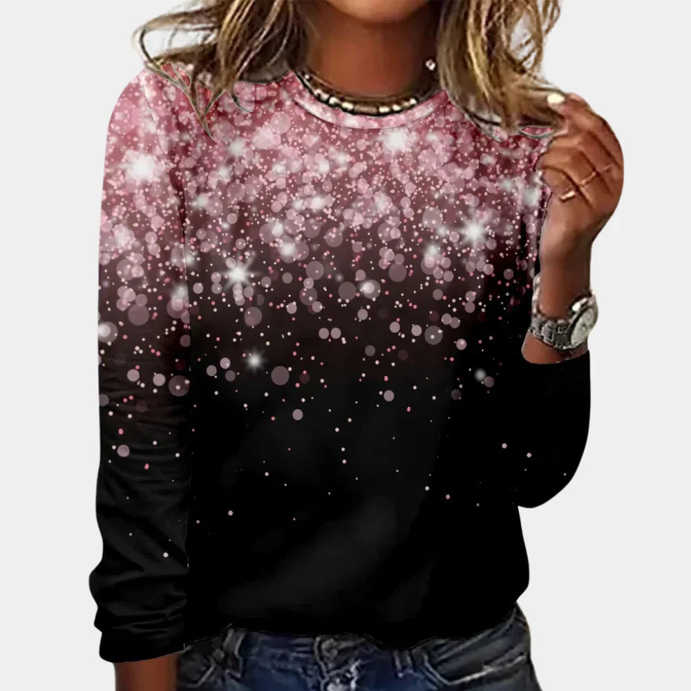 Women's Elegant Long Pleasant Snowflake Sweater for Cold Weather