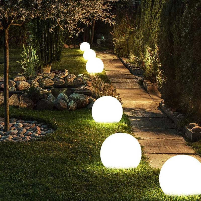 Outdoor Sphere Light Solar Color Changing Garden Orb Remote Control - Image 9