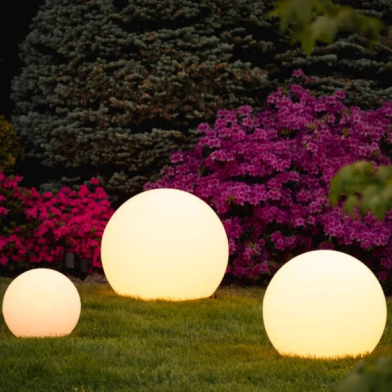 Outdoor Sphere Light Solar Color Changing Garden Orb Remote Control - Image 15