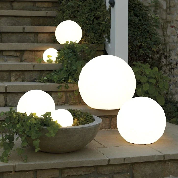 Outdoor Sphere Light Solar Color Changing Garden Orb Remote Control - Image 2