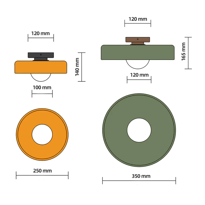 Minimalist Round Ceiling Light Modern Flush Mount Light - Image 30