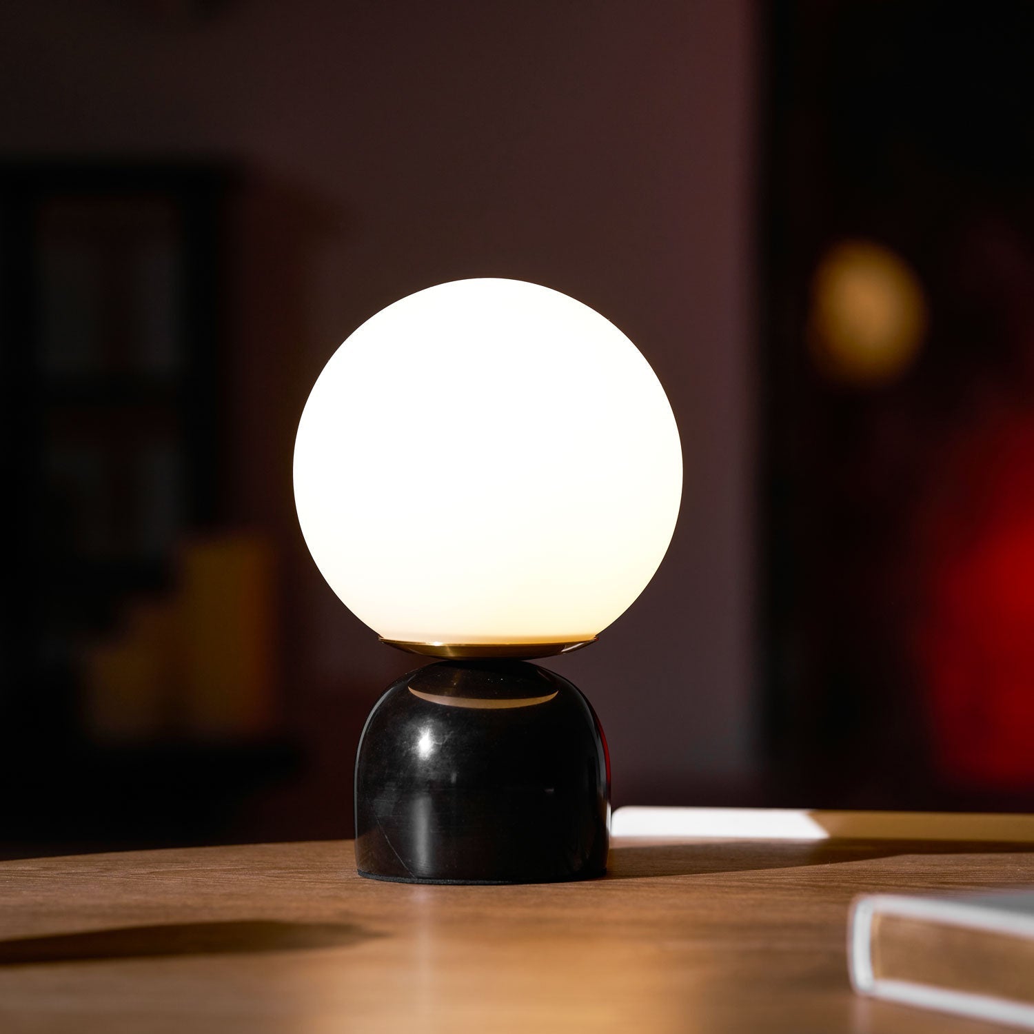 Marble Table Lamp Modern Globe Bedside Minimalist Bedroom - Image 49