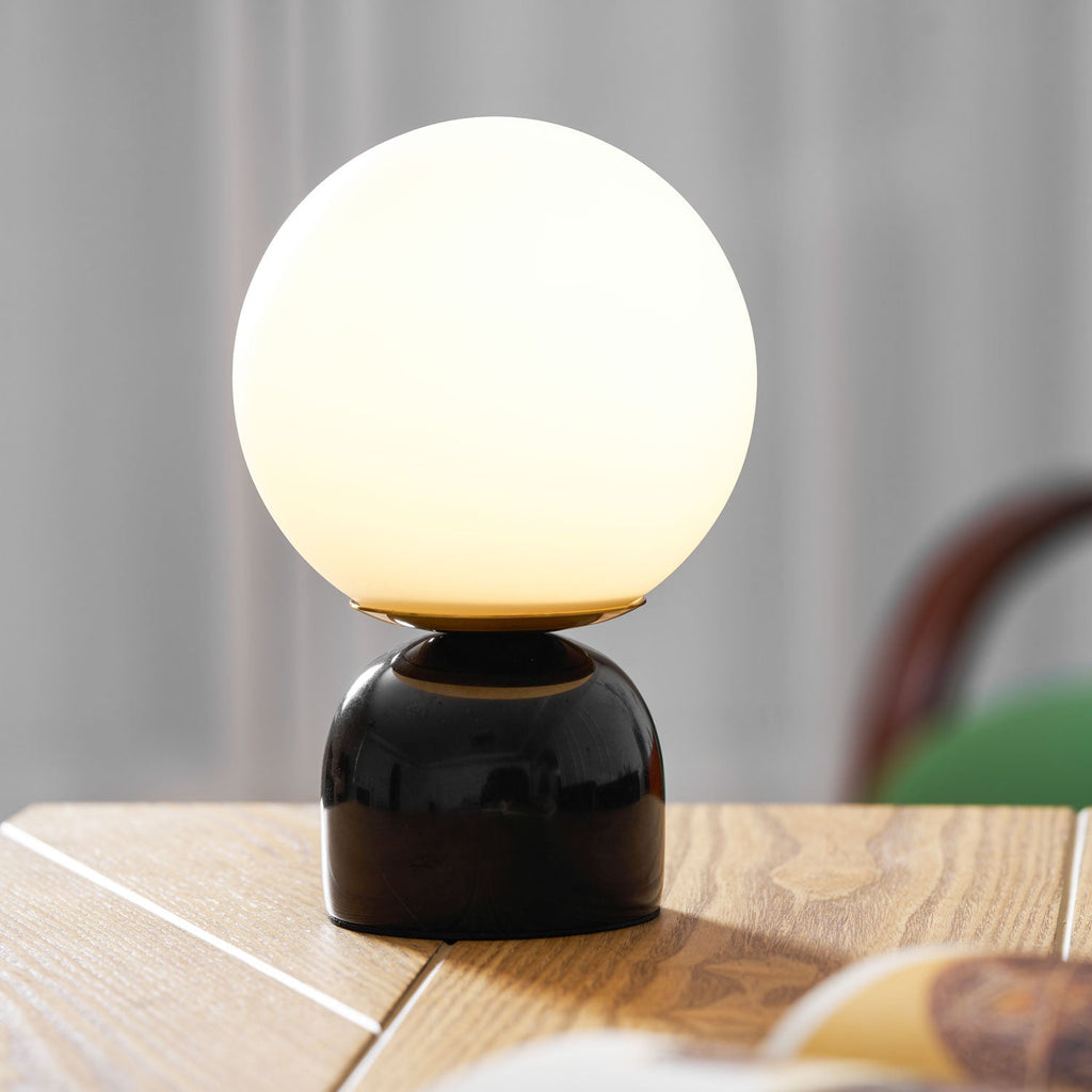 Marble Table Lamp Modern Globe Bedside Minimalist Bedroom - Image 33
