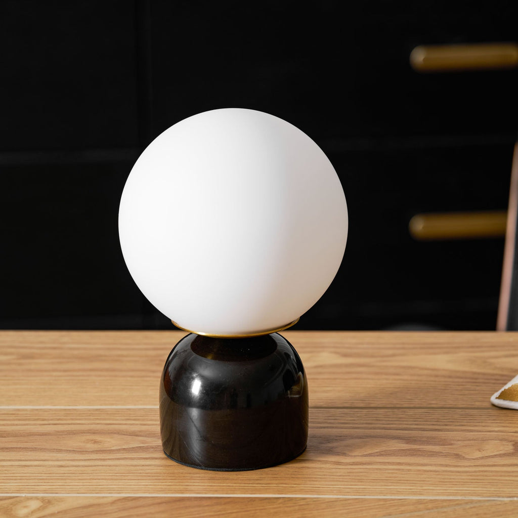 Marble Table Lamp Modern Globe Bedside Minimalist Bedroom - Image 35