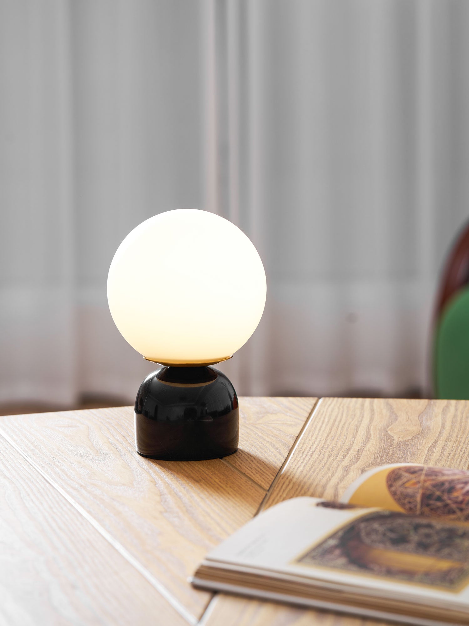 Marble Table Lamp Modern Globe Bedside Minimalist Bedroom - Image 36