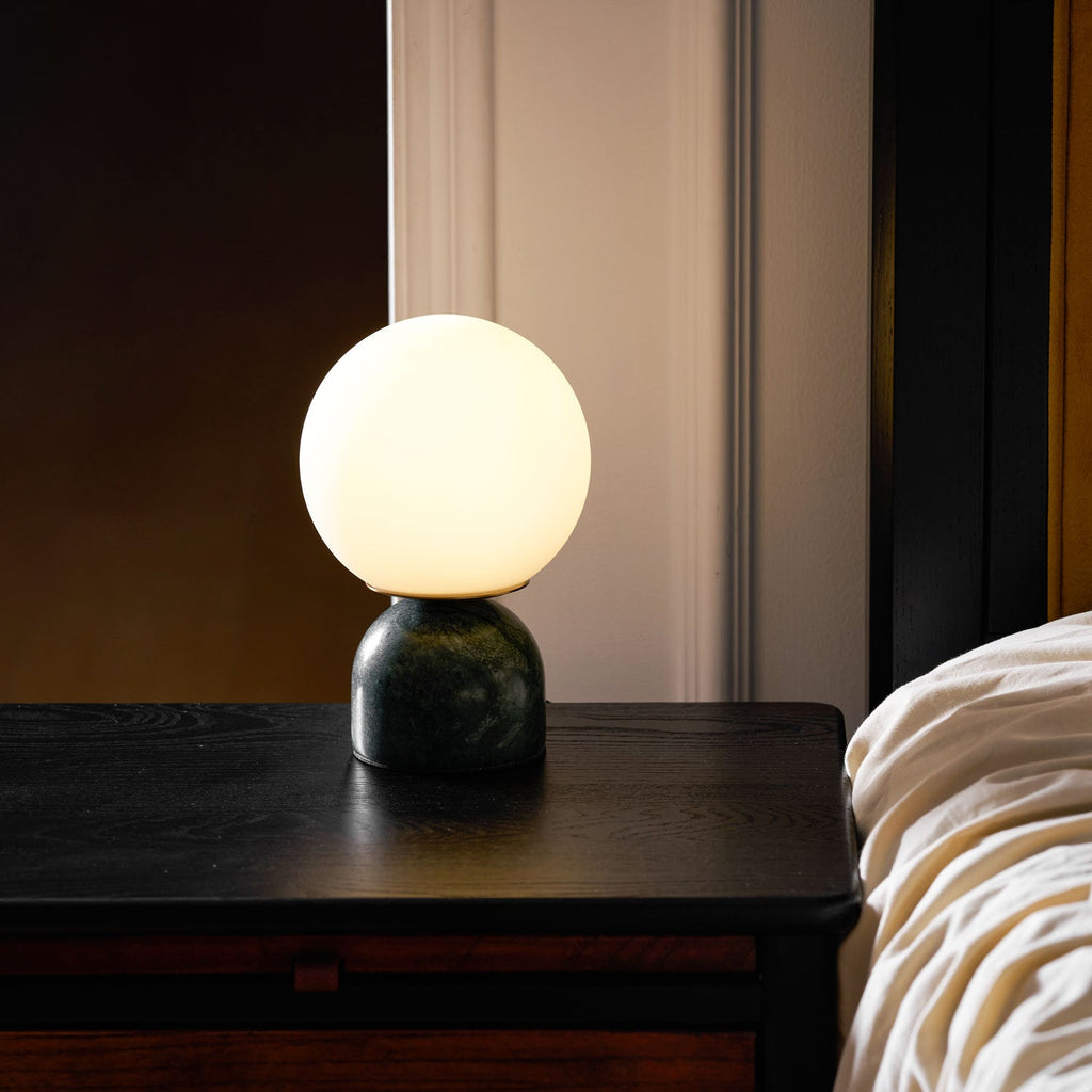 Marble Table Lamp Modern Globe Bedside Minimalist Bedroom - Image 25