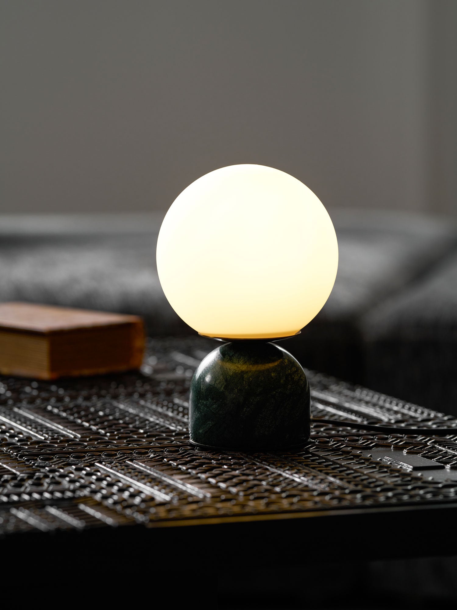 Marble Table Lamp Modern Globe Bedside Minimalist Bedroom - Image 17