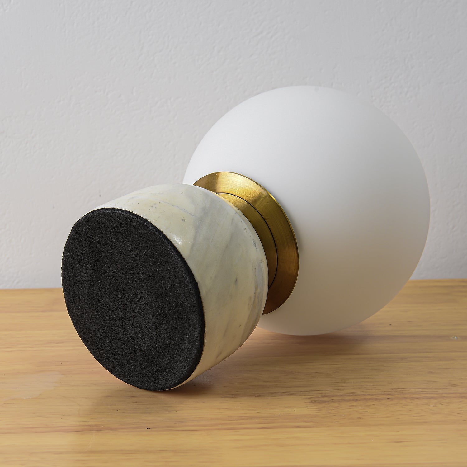 Marble Table Lamp Modern Globe Bedside Minimalist Bedroom - Image 7