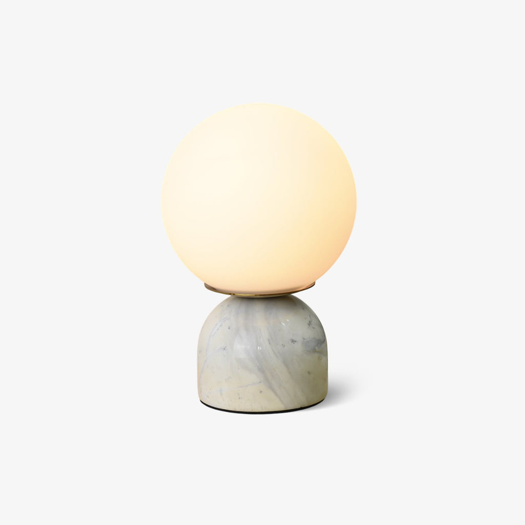 Marble Table Lamp Modern Globe Bedside Minimalist Bedroom - Image 12