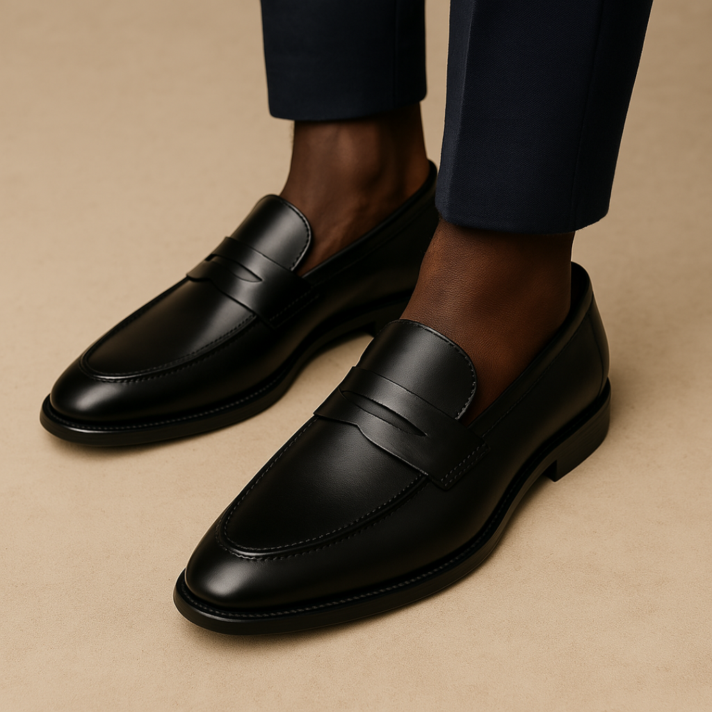 Men's Timeless Slip-On Italian Style Loafers for Smart Dressing