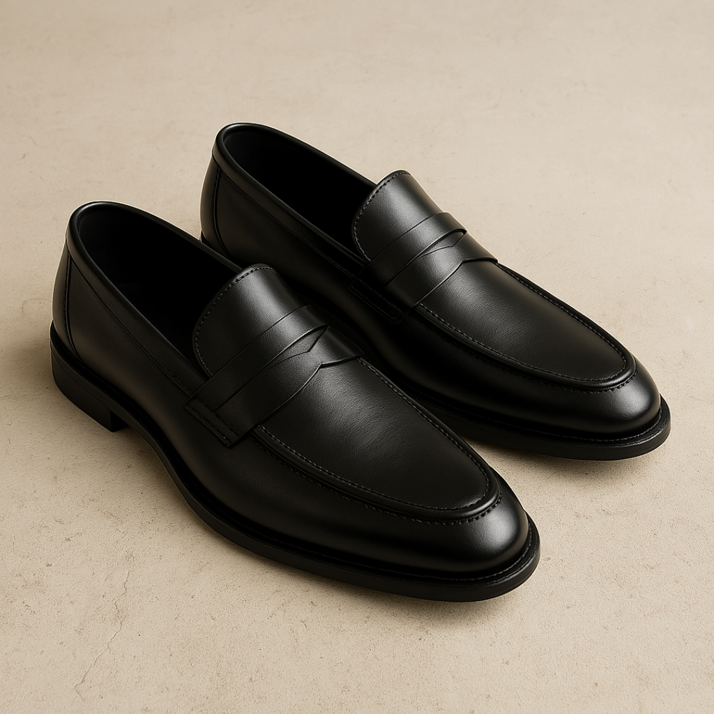 Mocassins italiens intemporels à enfiler pour hommes, pour un style élégant