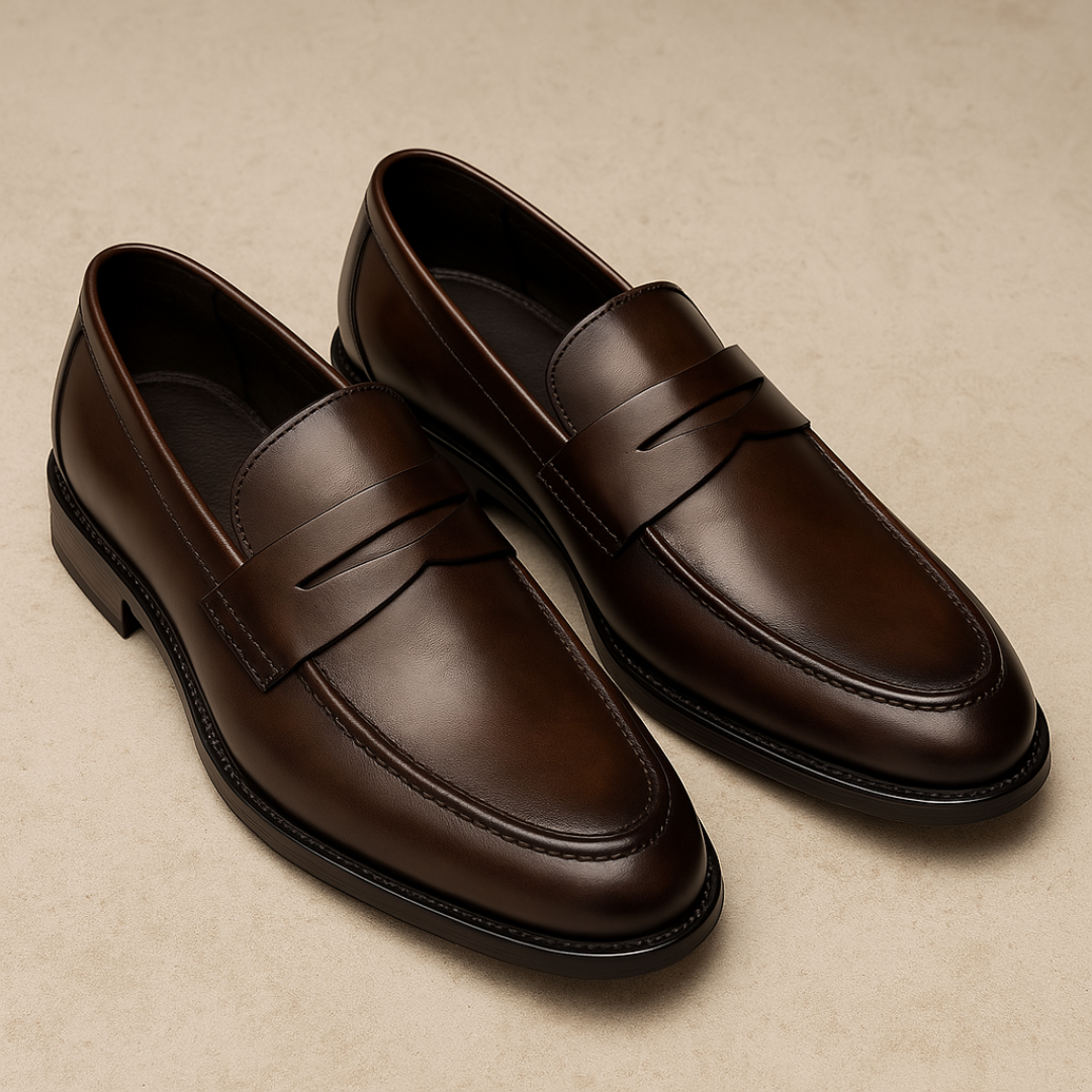 Men's Timeless Slip-On Italian Style Loafers for Smart Dressing