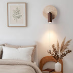 Modern Travertine Wood Wall Sconce Adjustable - Image 11
