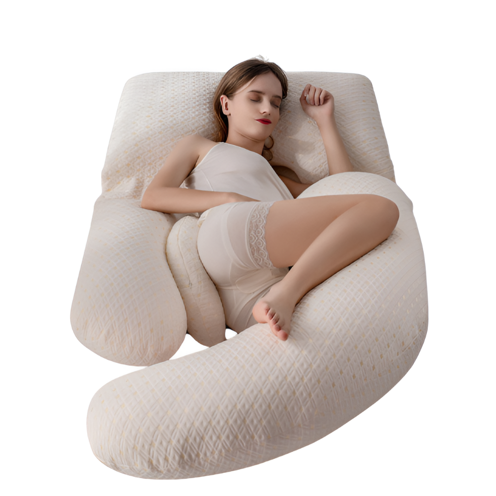 Supportive U-Shaped Full Body Maternity Support Pillow