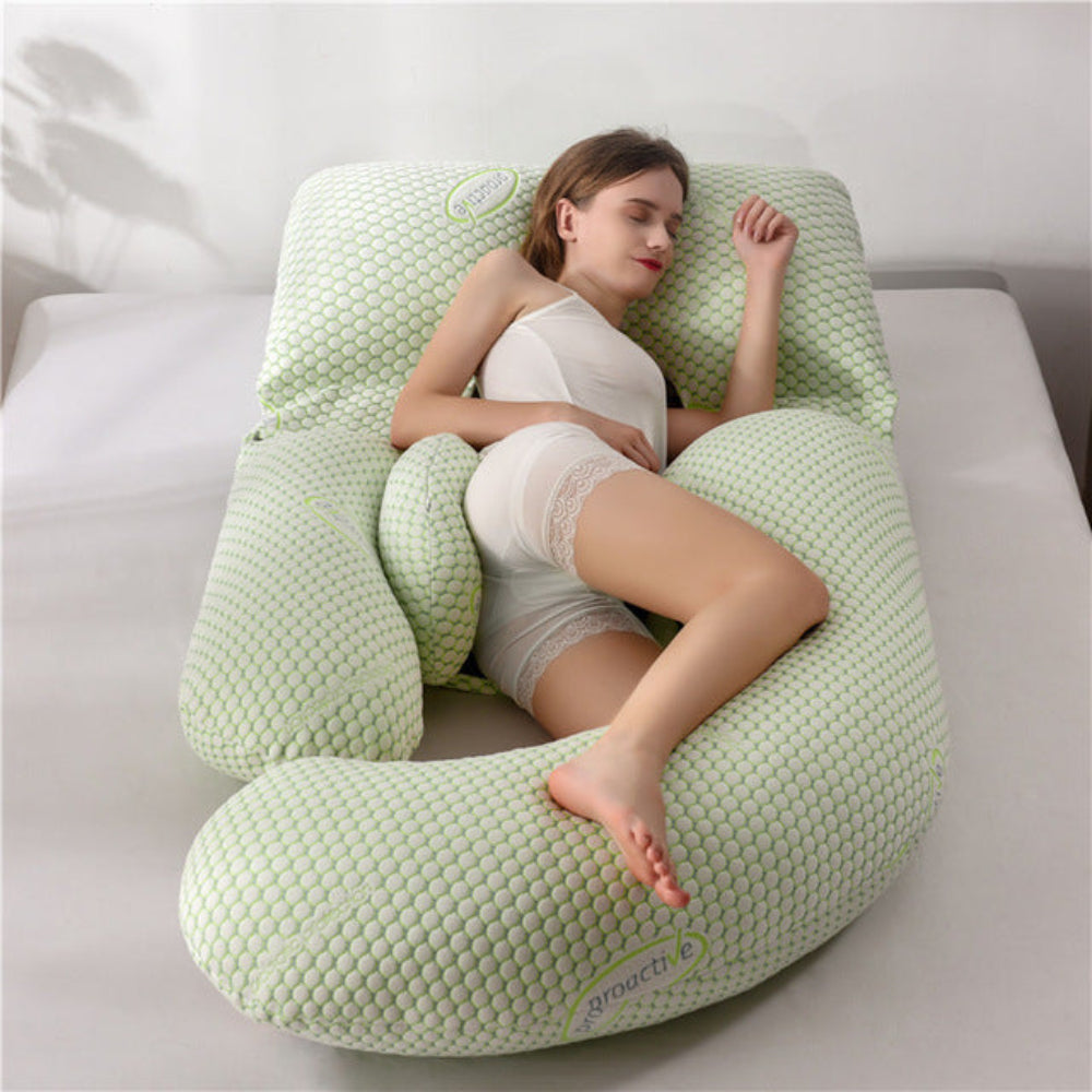 Supportive U-Shaped Full Body Maternity Support Pillow