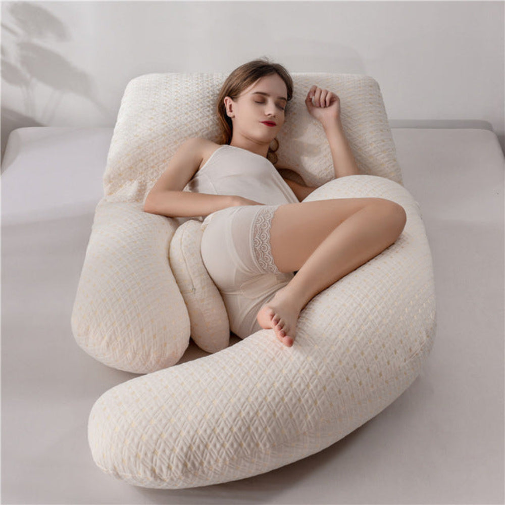 Supportive U-Shaped Full Body Maternity Support Pillow
