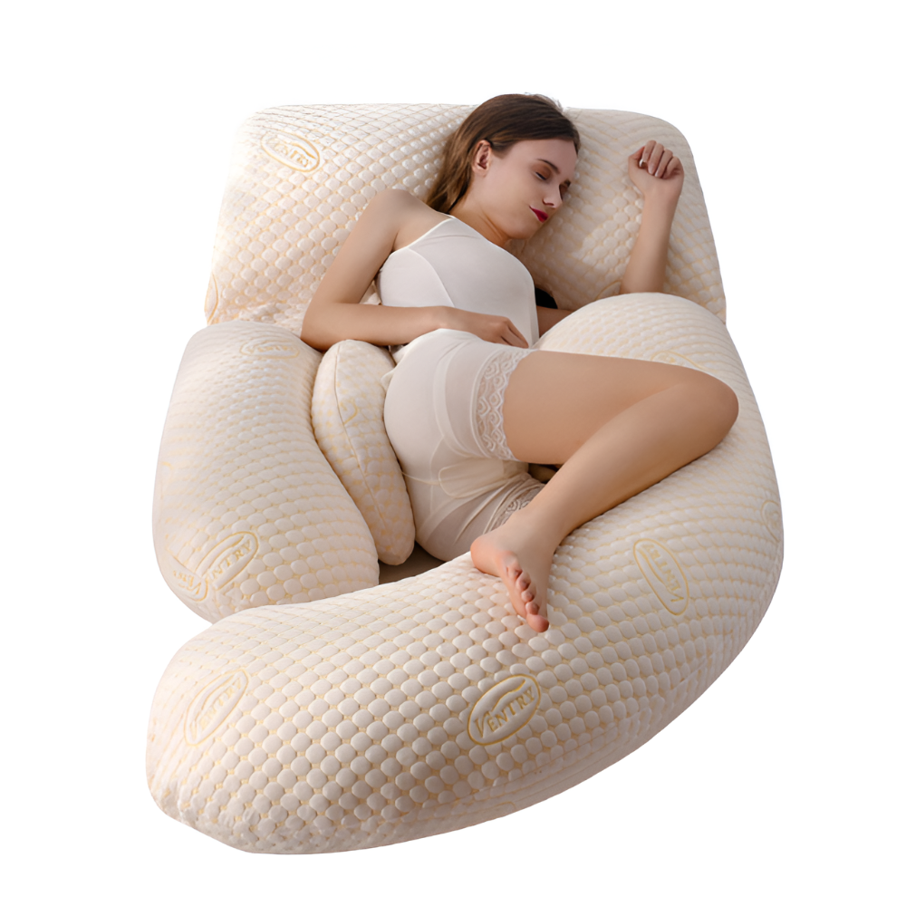 Supportive U-Shaped Full Body Maternity Support Pillow