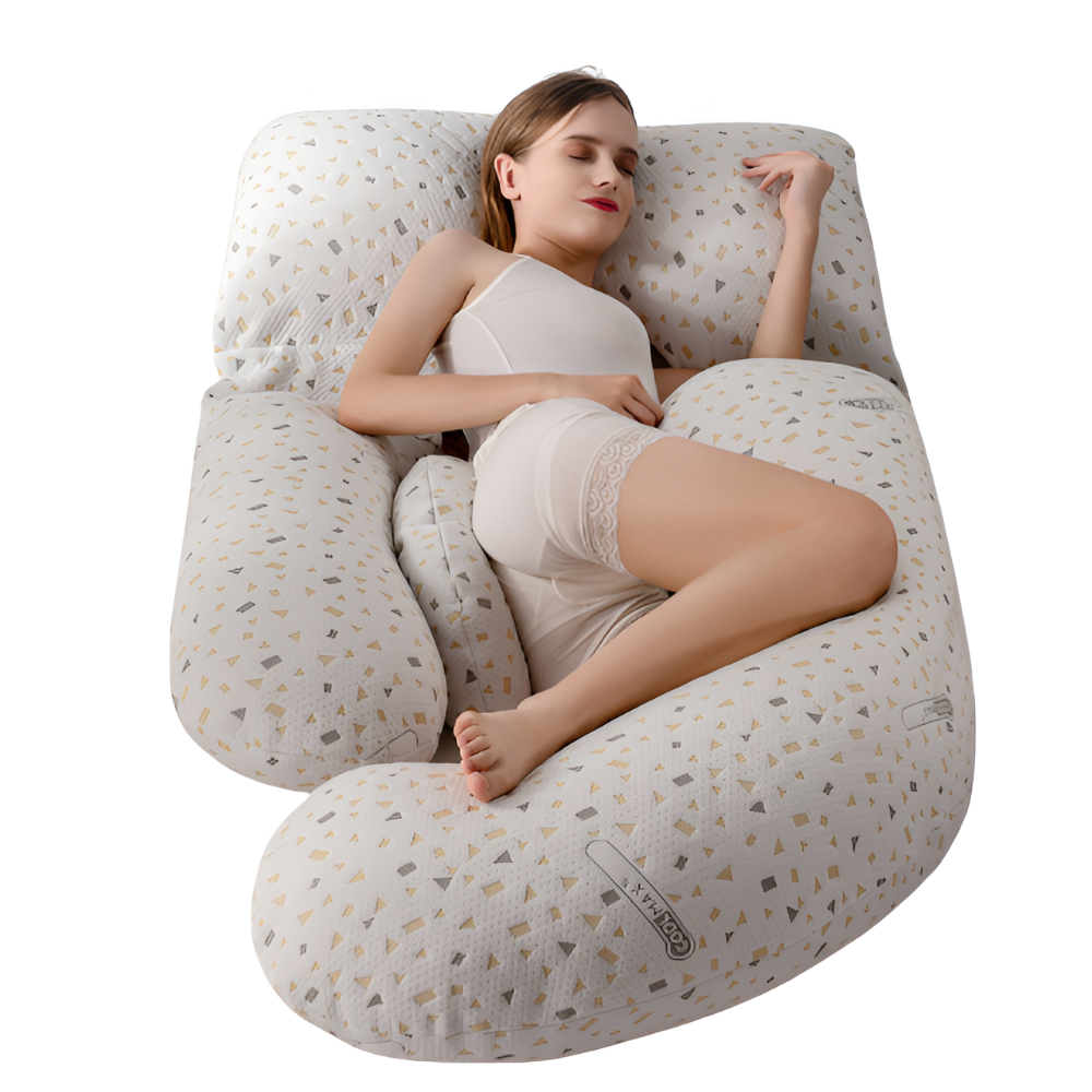 Supportive U-Shaped Full Body Maternity Support Pillow