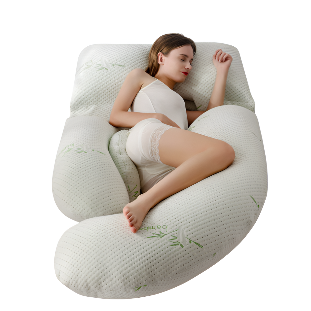 Supportive U-Shaped Full Body Maternity Support Pillow