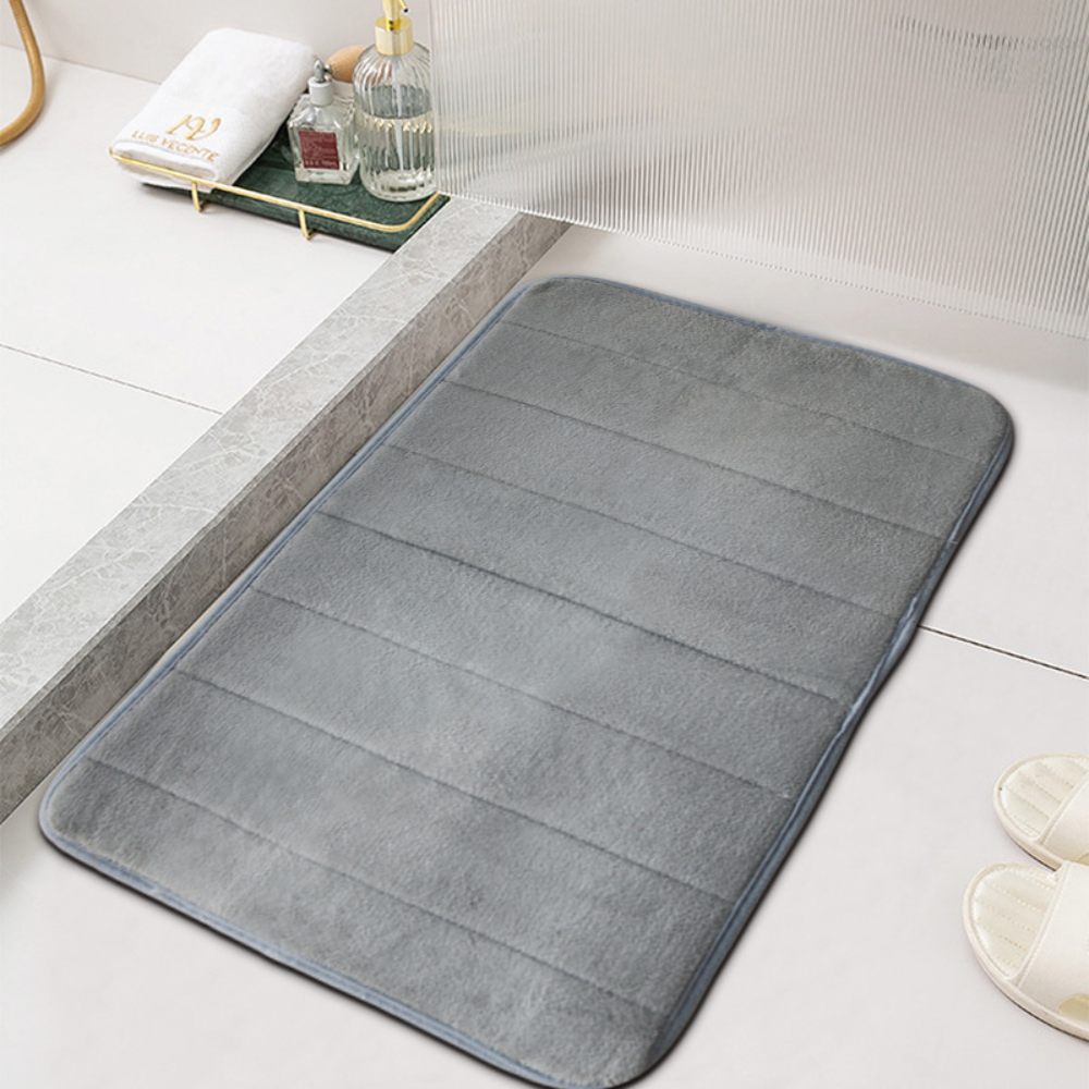 Non Slip Bath Mat Absorbent Quick Dry Microfiber Bathroom Rug - Image 4