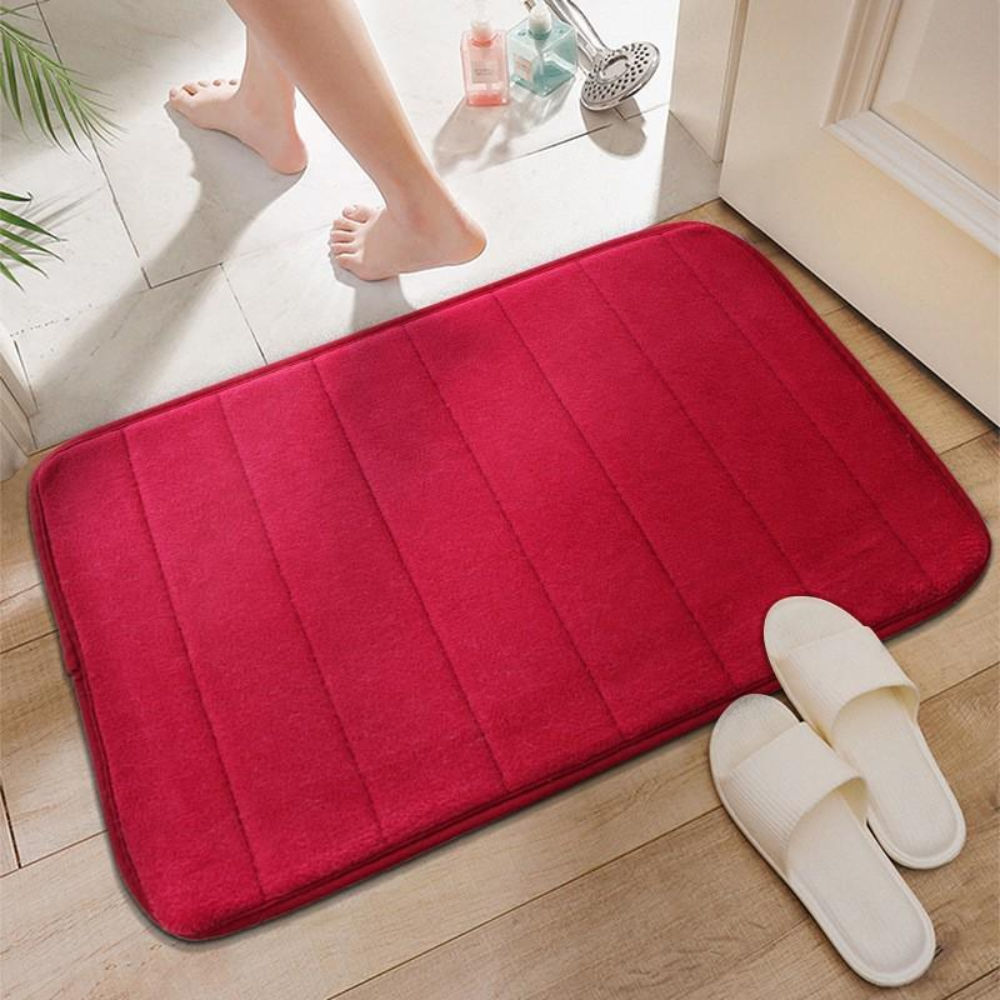 Non Slip Bath Mat Absorbent Quick Dry Microfiber Bathroom Rug - Image 7